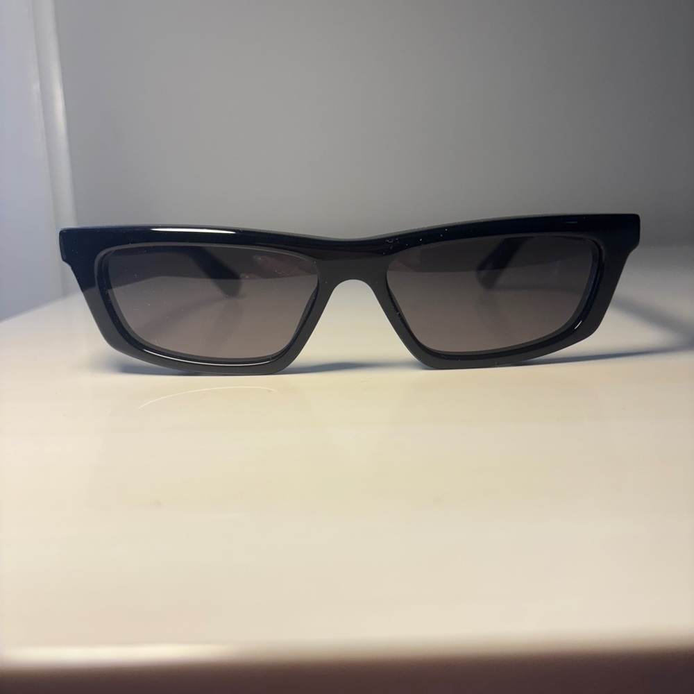 Jacquemus Black Rectangular Sunglasses - image 1